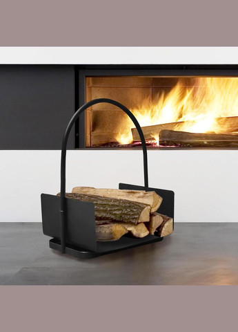 Кошик для дров камінна дровниця, підставка, стелаж для перенесення і зберігання дров біля каміна No Brand (346532803)