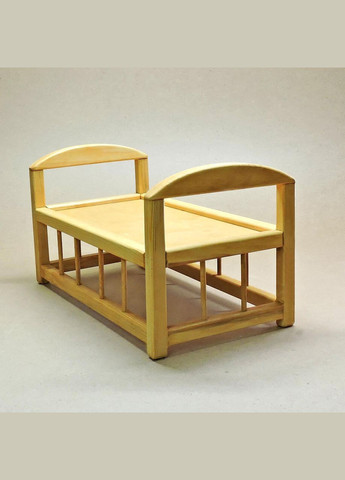 Ліжко для ляльок з дерева Тіана каррі (КРТ-000502) No Brand (328605922)