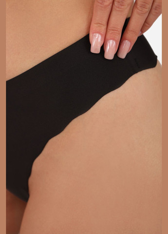 Трусы бесшовные стринги, женские цвет черный ЦБ-00276252 Donafen (331111471)