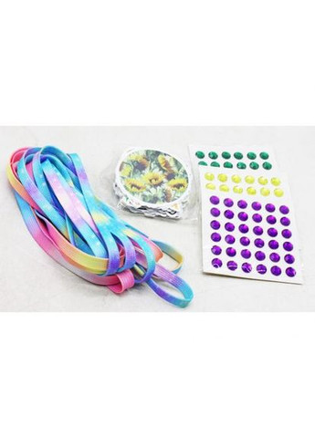 Украшения для обуви Chic Sticker набор для девочек шнурки и наклейки стразами для кроссовок ProDobro (367099792)