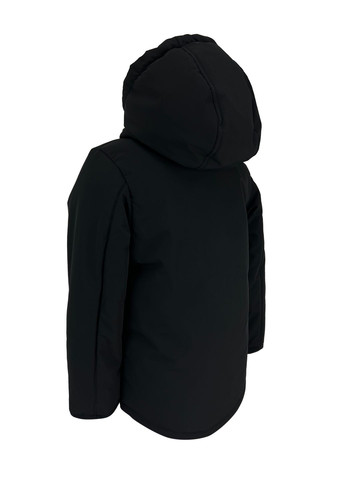 Чорна демісезонна куртка девіс No Brand