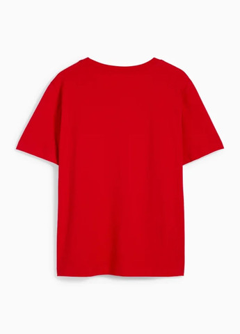 Темно-червона літня футболка C&A