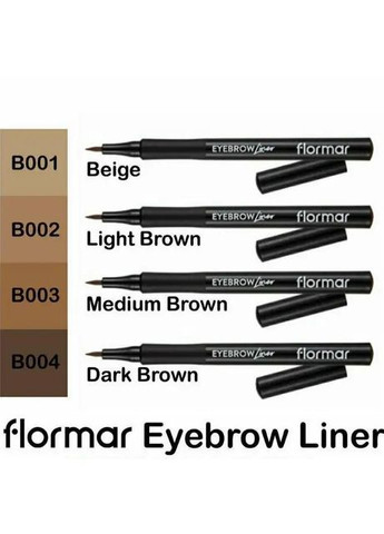 Підводка-фломастер для брів Eyebrow Liner 02 Light Brown Flormar (352749238)