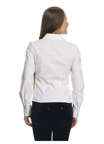 Белая женская рубашка с карманами P73 2 Льва (342414986)