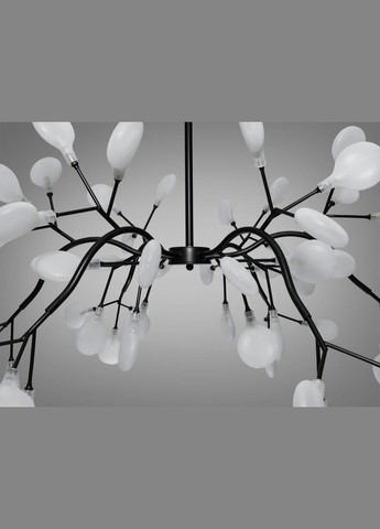 Люстра-підвіс металева чорна на штанзі 54 ламп G4 100х80 см Diasha (301346468)