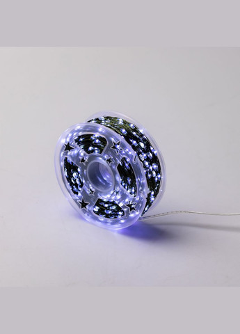 Гирлянда Роса нить 1000 LED длина 100 м с пультом от сети зеленая, белый Lucky Day Shop (311309209)