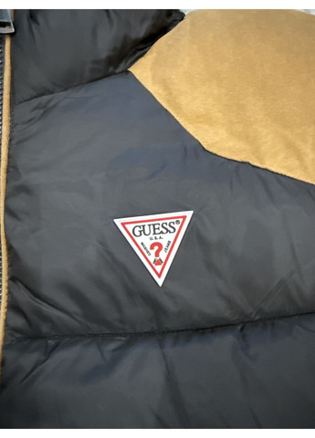 Чорний демісезонний Пуховик Guess