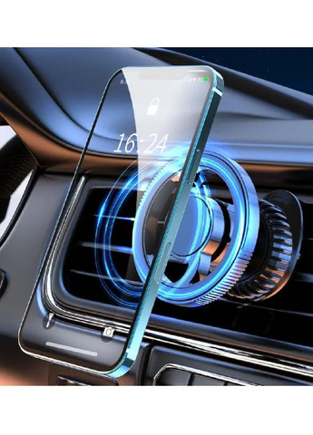 Тримач магнітний для телефона в автомобіль з регулюванням кута нахилу обертанням на 360° (478980-Prob) У повітропровід Unbranded (315362646)