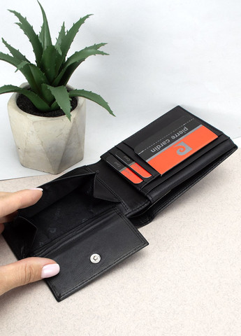 Подарочный мужской набор ZG-82 (кошелек и ремень) черный Pierre Cardin (291926002)