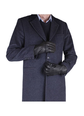 Перчатки мужские из кожи оленя LM213-1 черные демисезонные De Esse (307381494)