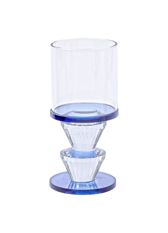 Подсвечник стеклянный 6×13 см на одну свечу подсвечник бокал на ножке декоративный HP-4-20M Yiwu (335809585)