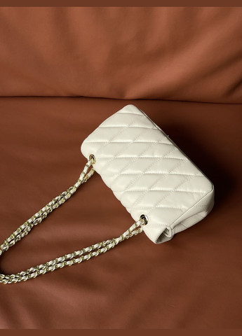 Жіноча сумка клатч молочний на плече No Brand (322464631)