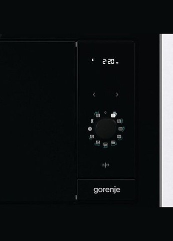 Микроволновая печь встраиваемая Simplicity, 23л, мех. управл., 900Вт, гриль, дисплей, черный Gorenje