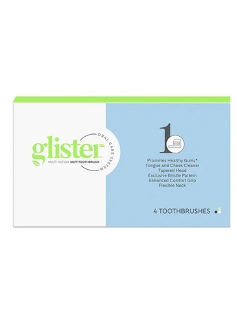 Універсальні зубні щітки зі щетиною середньої жорсткості Glister, 4 шт Amway (383024499)