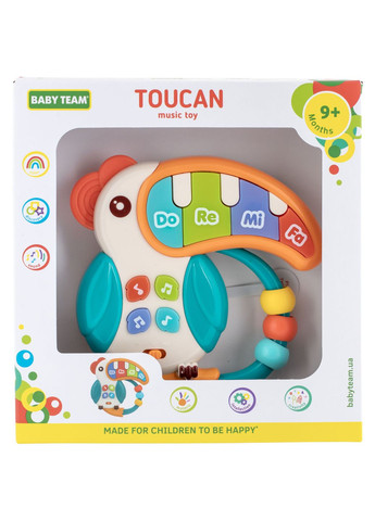 Іграшка музична Тукан () Baby Team 8646 (331789781)