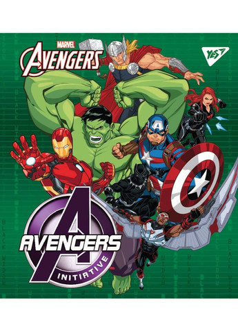 Набір зошитів Marvel А5 в лінійку 12 аркушів 10 шт. () Yes 765168 (337471234)