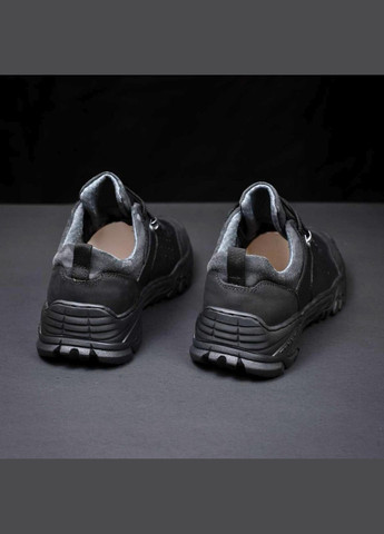 Летние Тактические Кроссовки. 36-49р Черные. Гидрофобная натуральная кожа! DSLM-1033 No Brand (289384618)