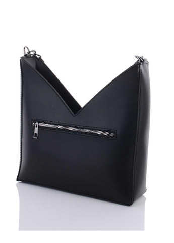 Жіноча чорна сумка з ручкою та довгим ременем «Карлі» з екошкіри WeLassie (298568152)