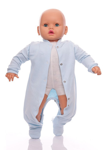 Человек для мальчика интерлок голубой см (50123) BABYKROHA (297200201)