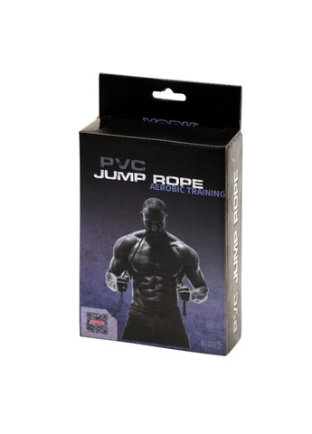 Скакалка PVC Premium з пластиковими ручками York Fitness (361953119)