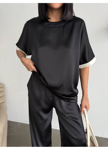 Жіночий костюм з легкої струмкої тканини Україна (358644021)