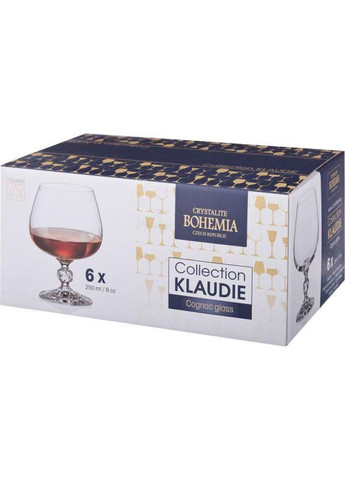 Набір келихів для коньяку Sterna Klaudie 4S149/00000/250 6 шт 250 мл Bohemia (348168230)