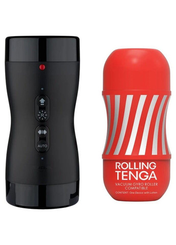 Автоматичний мастурбатор VACUUM GYRO ROLLER SET ротація та вакуум сумісний з Cup чоловіча іграшка Tenga (298408639)