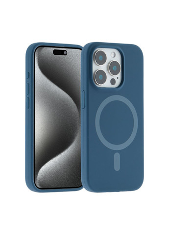 Чехол Glow Silicone Case with Magsafe для iPhone 15 Pro Max Цвет Grey No Brand Apple iPhone 15 Pro Max 2023 (336149079)