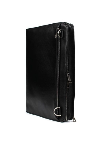 Папка A4 шкіряна з ременем через плече для документів GA-2142-4lx чорна TARWA (348430381)
