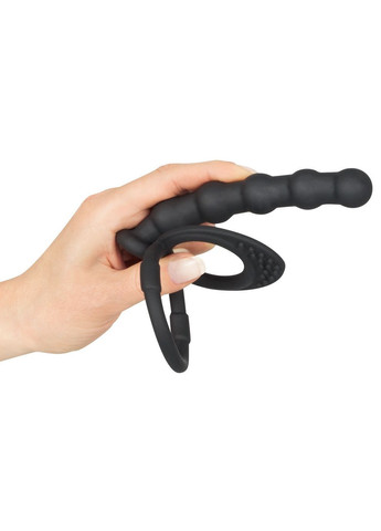 Насадка для подвійного проникнення — Black Velvets Cock&Ball Ring Drive Orion (322185382)