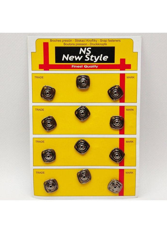 D=15 мм пришивные кнопки металлические, декоративные для шитья одежды. Plus-plus (354796775)