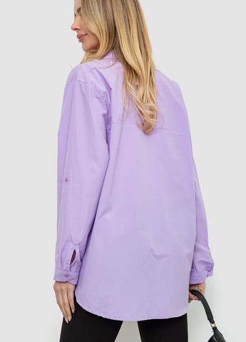 Сорочка жіноча вільна однотонна, колір бузковий, Ager (288751066)
