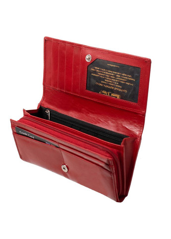 Гаманець жіночий шкіряний RFID Red (P8273-2) Semi Line (363045042)