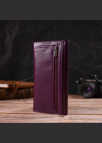 Ультрамодне жіноче портмоне з натуральної шкіри флотар 21693 Бузкове Canpellini (329151337)