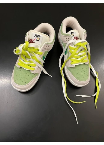 Сірі літні кросівки nike sb dunk low se 85 double swoosh grey green найк сб данк сірі No Brand