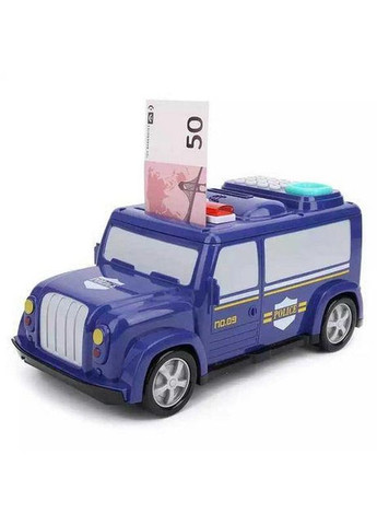 Сейф автоматичний дитячий Машина поліції 589-13B скарбничка нічник з підсвічуванням No Brand (354226811)