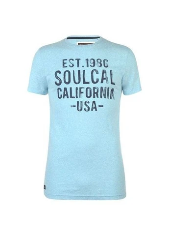 Блакитна футболка Soulcal & Co