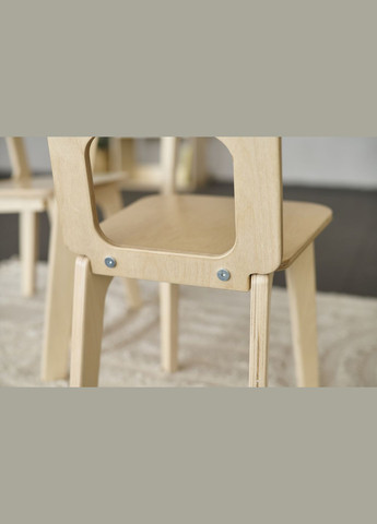 Детский столик и стульчик для детей 4-7 лет Натуральный Tatoy (292867419)