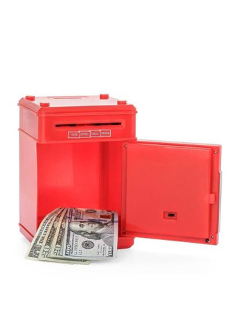 Інтерактивна іграшка сейф-скарбничка музична з електронним купюроприймачем Cashbox Red (UFTCashboxRed) UFT сейф-скарбничка музична з електронним купюроприйма (366106002)