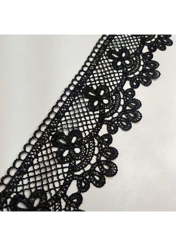 Кружево макраме 7CM (13M) Цвет - Черный (35-D22201-2) Plus-plus (352752371)
