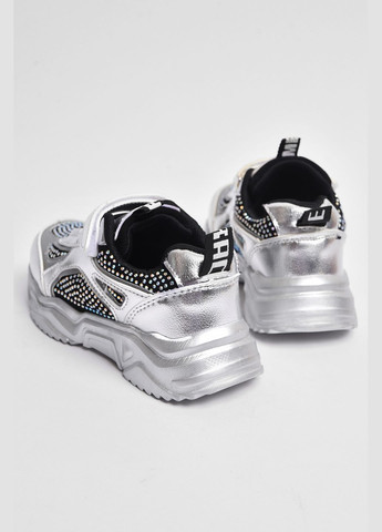 Сірі осінні кросівки для дівчинки сірого кольору Let's Shop