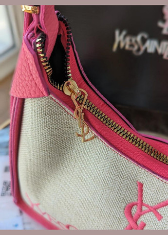 Жіноча сумка багет світло-малиновий No Brand (322464776)