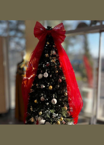 Бант декоративный 65х200 см большой фатин фатиновый праздничный зеленый IDEIA (369002593)