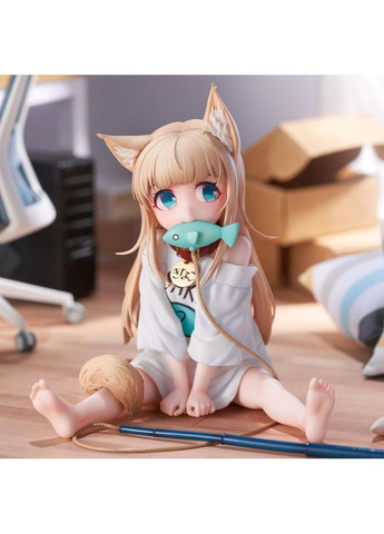 Велика аніме фігурка Кінако Осакана 13 см дівчинка-котик Kinako Osakana cat girl No Brand (362495203)