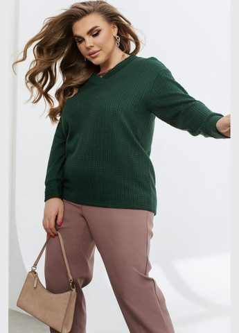 Зеленый демисезонный трендовый пуловер пуловер No Brand
