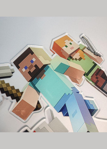 Акриловая коллекционная фигурка Minecraft Майнкрафт 15 см No Brand (339618598)