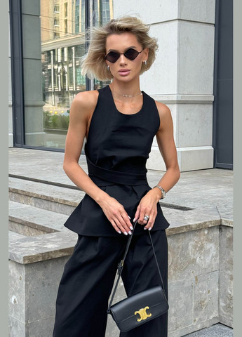 Стильный топ из льна на завязках Jadone Fashion (297669744)