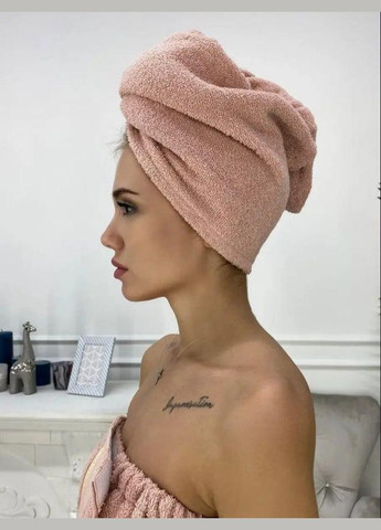 Турецький лазневий набір із чалмою для лазні та сауни Беж (П4К-К0406-06) No Brand (323160967)