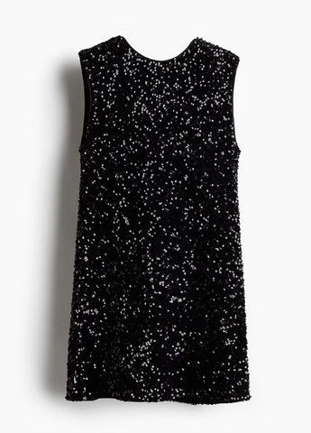 Черное праздничный платье H&M однотонное