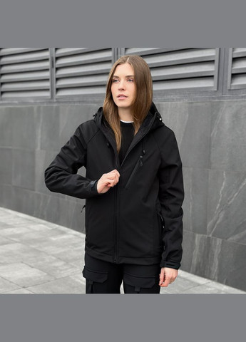 Черная демисезонная куртка matrix женская черный Pobedov
